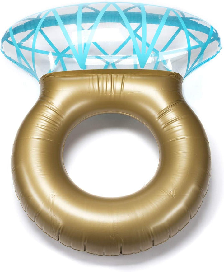 Aufblasbarer Diamantring Schwimmreifen - Schwimmring als romantische Diamant Badeinsel
