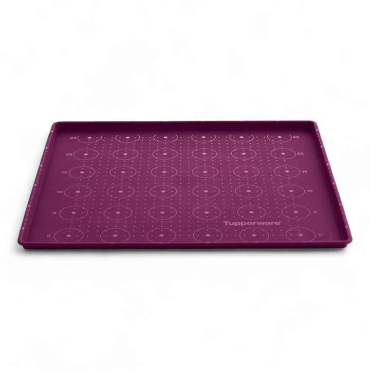 TUPPERWARE Backen Silikon Backunterlage lila Dauer-Backunterlage Teig Easyplus