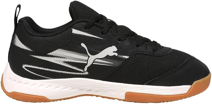 PUMA Unisex Kinder Varion Ii Jr Indoor Court Shoe 33 EU Puma Black Cool Light Gray Gum, 33 EU Puma B