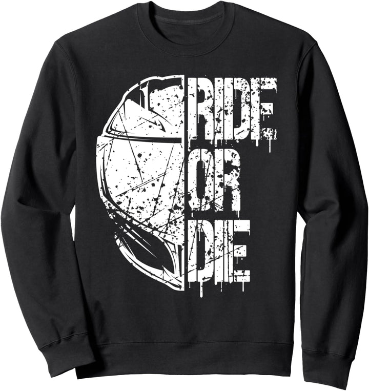 Supersportler Ride or die Motorrad Helm Sweatshirt