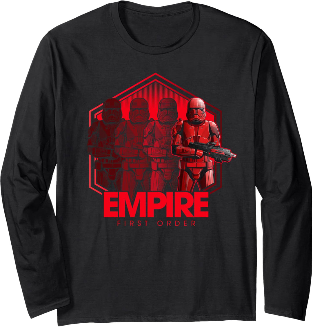 Star Wars: The Rise Of Skywalker Empire First Order Red Sith Langarmshirt