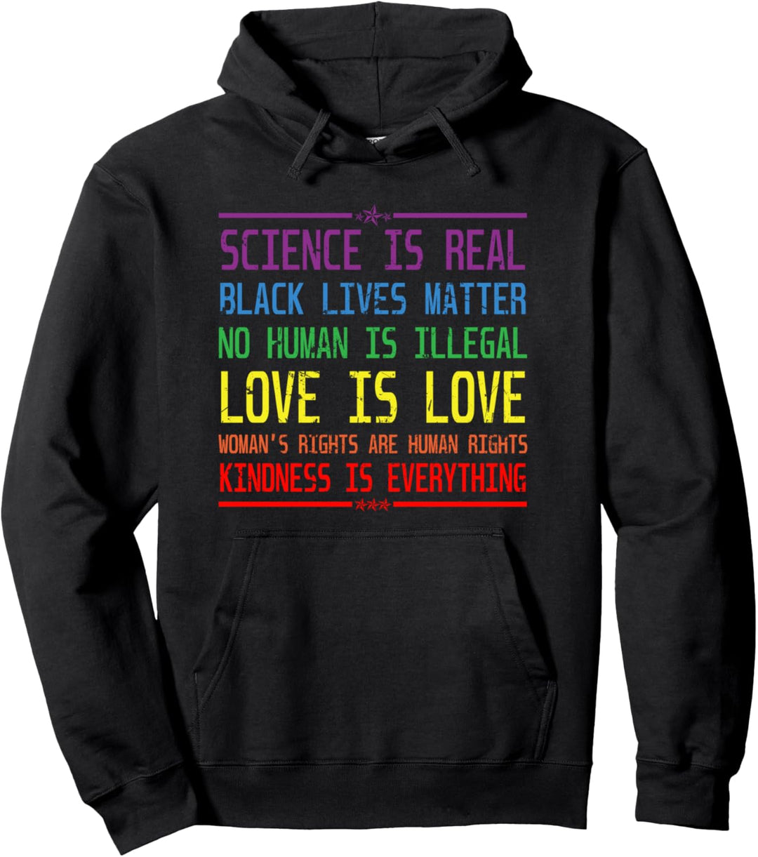 Schwul Homo Outfit LGBT Gay Homosexualität Science is Real Pullover Hoodie
