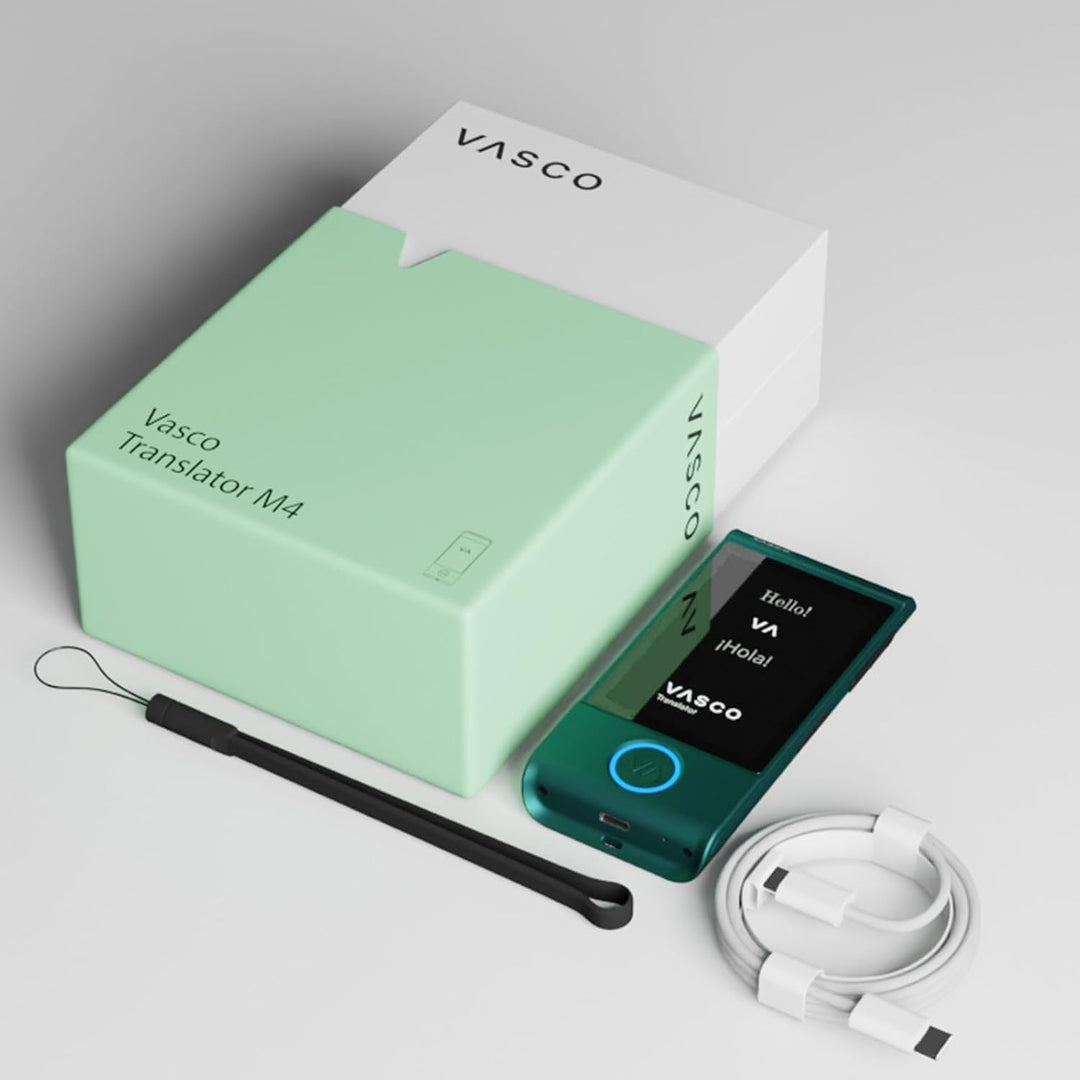 Vasco Translator M4 | Sprachübersetzer | 113 Sprachen | Foto Übersetzer | Automatik-Modus | Gratis I
