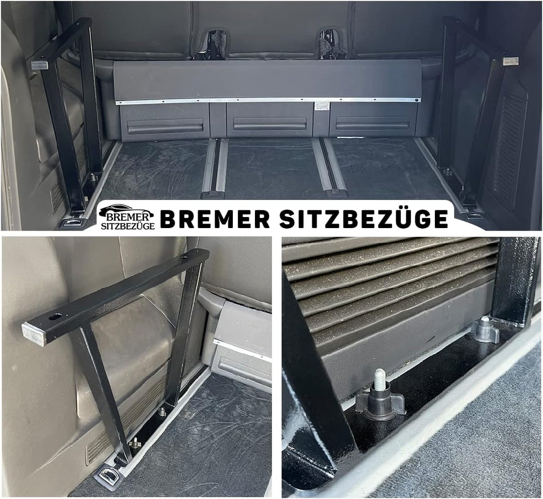 BREMER SITZBEZÜGE Multiflexboard kompatibel mit VW T5 T6 T6.1 Multivan Bettverlängerung Camping Zube