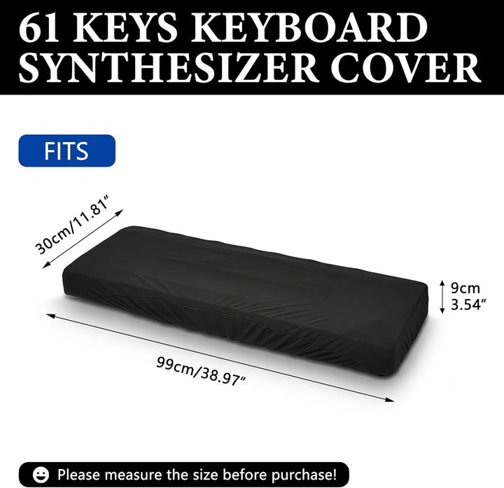 Staubschutz für Klaviertastatur mit 61 Tasten, kompatibel mit Native Instruments A61, KONTROL S61, B
