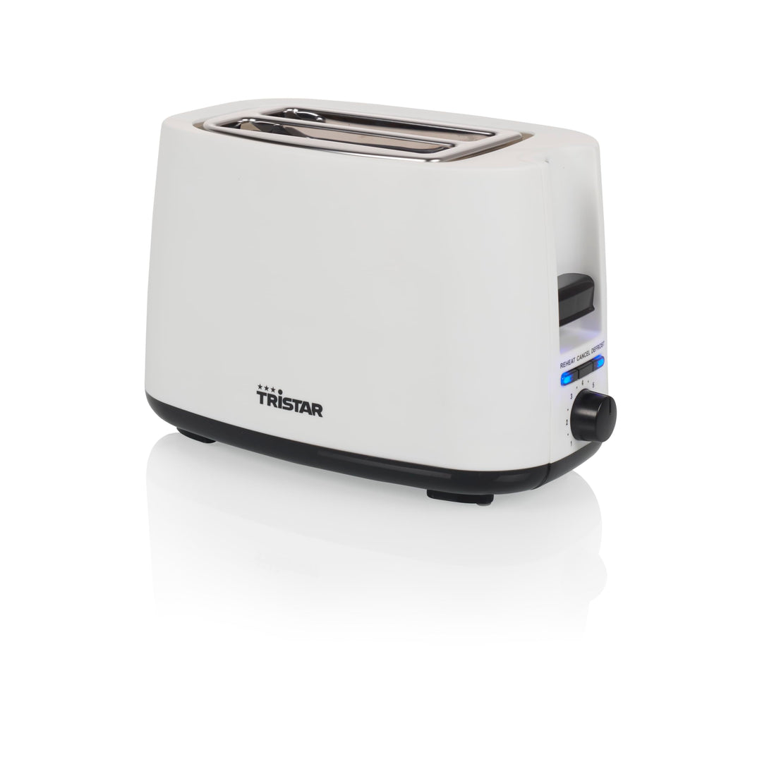 Tristar Toaster, 2 Toastschlitze, 7 Bräunungsstufen, Brötchenaufsatz, Auftaufunktion, Liftfunktion,