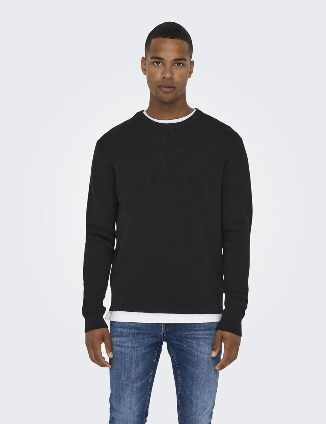 ONLY &amp; SONS Male Strickpullover ONSPHIL Pullover M Schwarz, M Schwarz