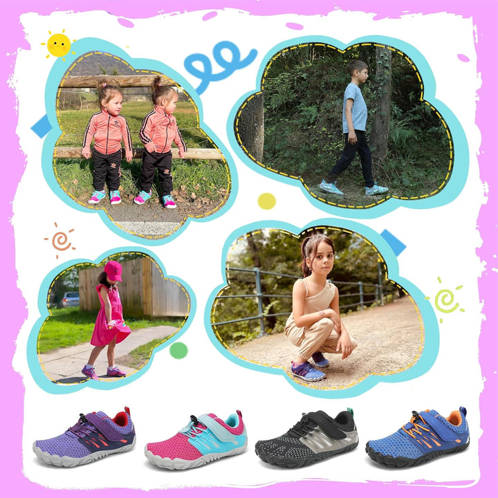 SAGUARO Jungen Mädchen Barfussschuhe Atmungsaktiv Badeschuhe für Kinder Gr.24-36