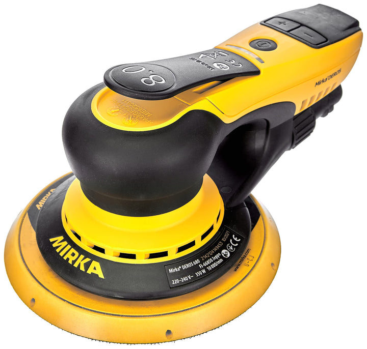 Mirka DEROS 680CV / Exzenter-Schleifer Schleifmaschine mit Zentral-Absaugung und Klett / für Ø 150mm