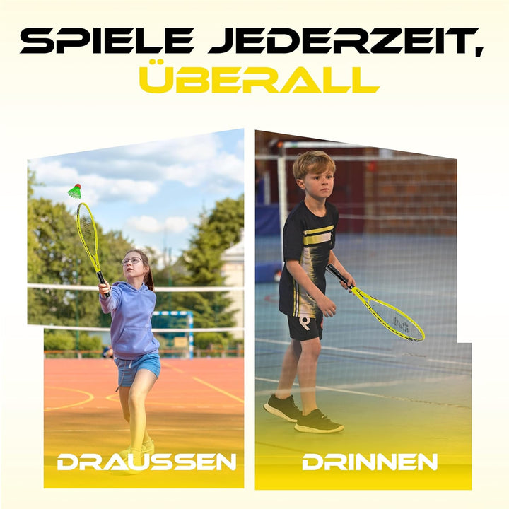 Rush Racket Crossminton Jugendset 4. Gelb, 4. Gelb