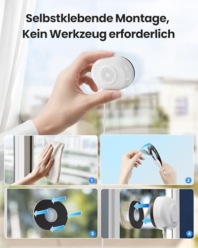 ZOSI PoE Überwachungskamera Set Aussen, 8CH 4K PoE NVR, 4X 5MP Outdoor IP Kameras mit F1.0 Grosse Bl