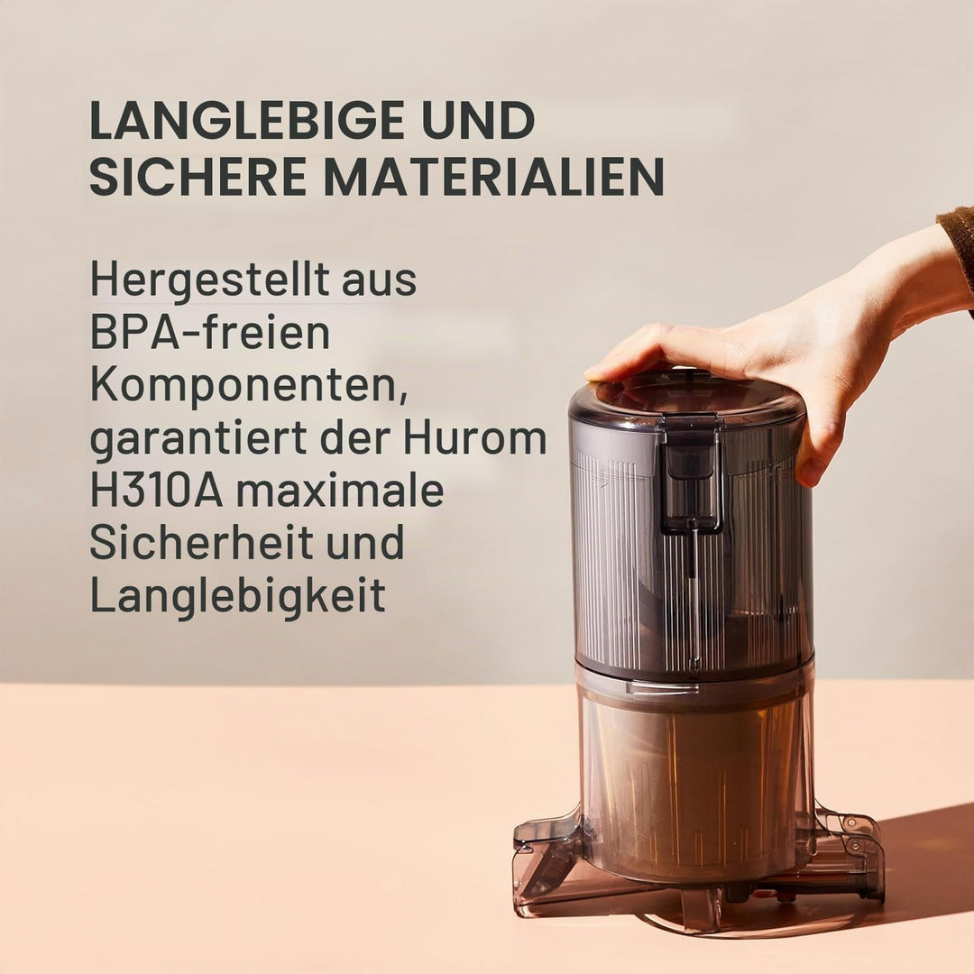 HUROM | Slow Juicer | Entsafter Gemüse und Obst | H310A | Elektrische Kaltpresse | Ruhiger Motor | L