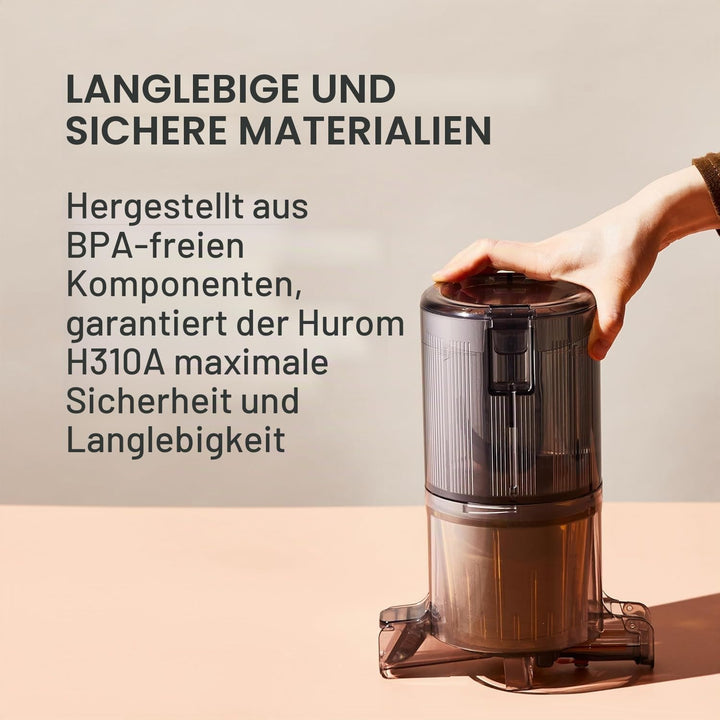 HUROM | Slow Juicer | Entsafter Gemüse und Obst | H310A | Elektrische Kaltpresse | Ruhiger Motor | L