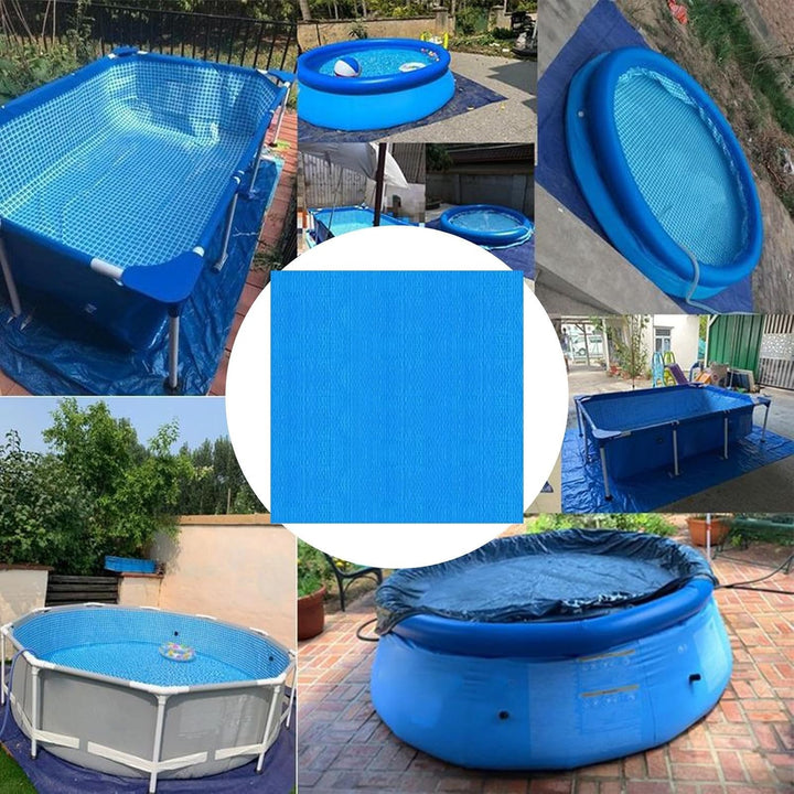 Boden-Pool-Auskleidung, quadratisch, für Schwimmen, dicke Basis, Ersatzplane, Bodenschutz, für Terra