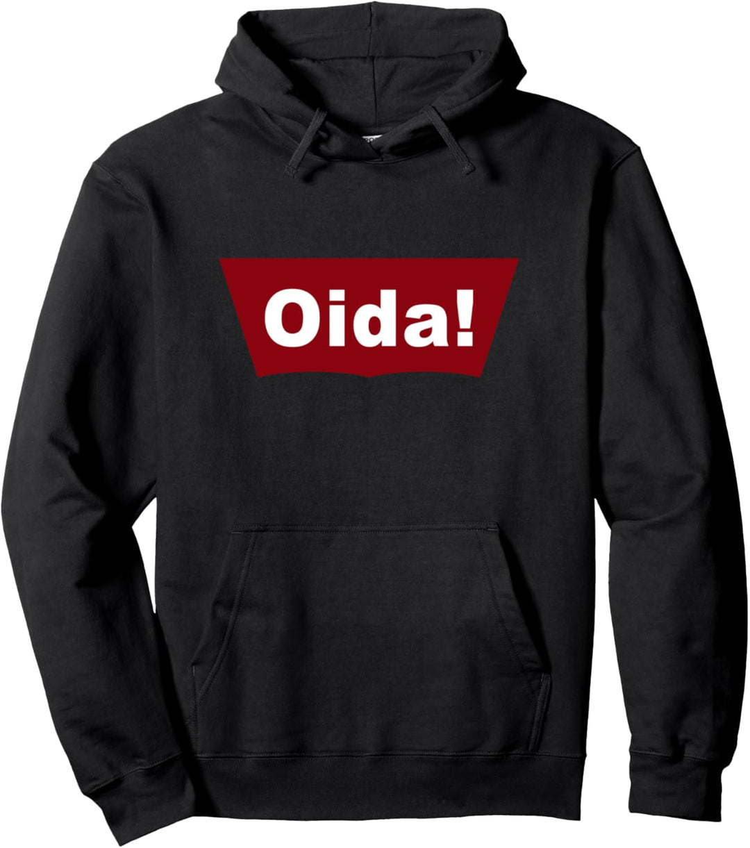Cooles Oida Österreich Bayern Text Logo Design Pullover Hoodie