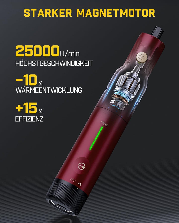 Fanttik F2 PRO Akku Multifunktionswerkzeug, starker Magnetmotor, Revostor-Hub, Rotationswerkzeug Set
