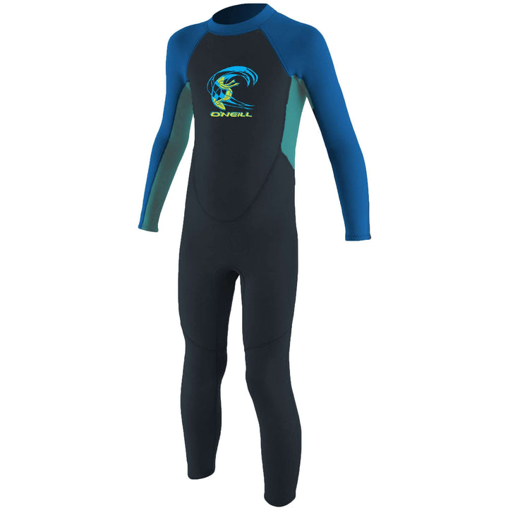 O'Neill Herren Toddler Reactor Ii 2mm Back Zip Full Wetsuit Neoprenanzug 2 Slate/Light Aqua/Ocean, 2