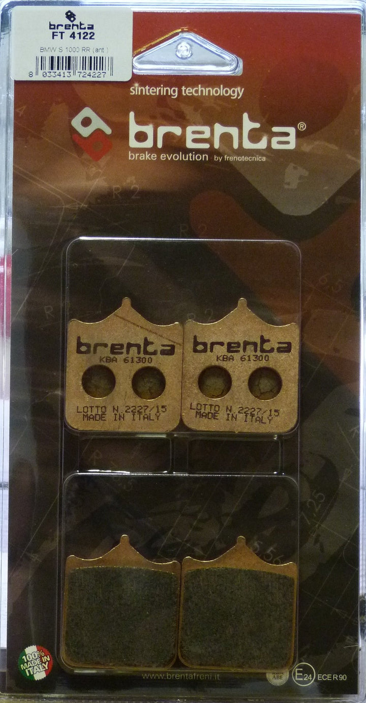Brenta ft 4122 Bremsbeläge Sinter Moto, Set von 2