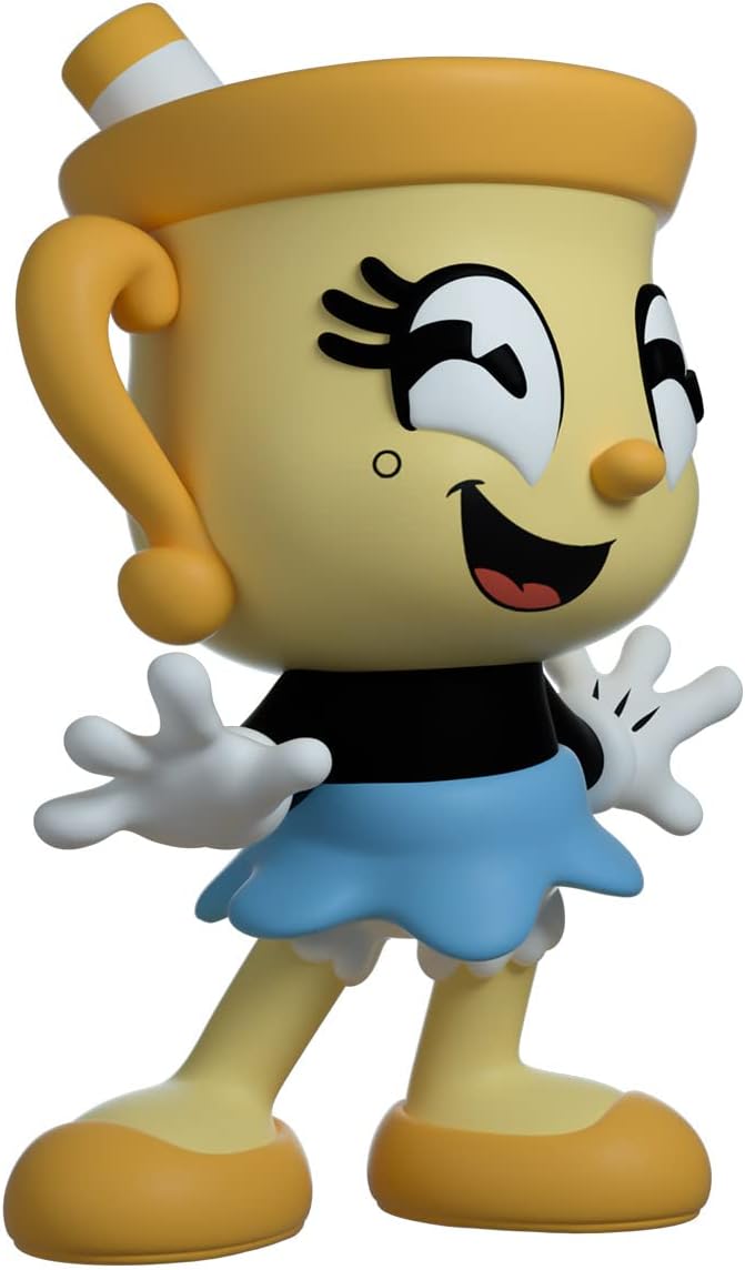 Youtooz Cuphead Ms. Kelch Figur, 11,4 cm Cuphead Youtooz Figur – Vinyl-Figur von Ms Kelch aus Youtoo