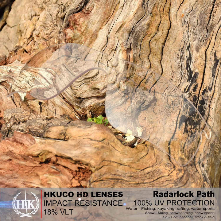 HKUCO Plus Mens Replacement Lenses for Oakley RadarLock Path - 1 Pair