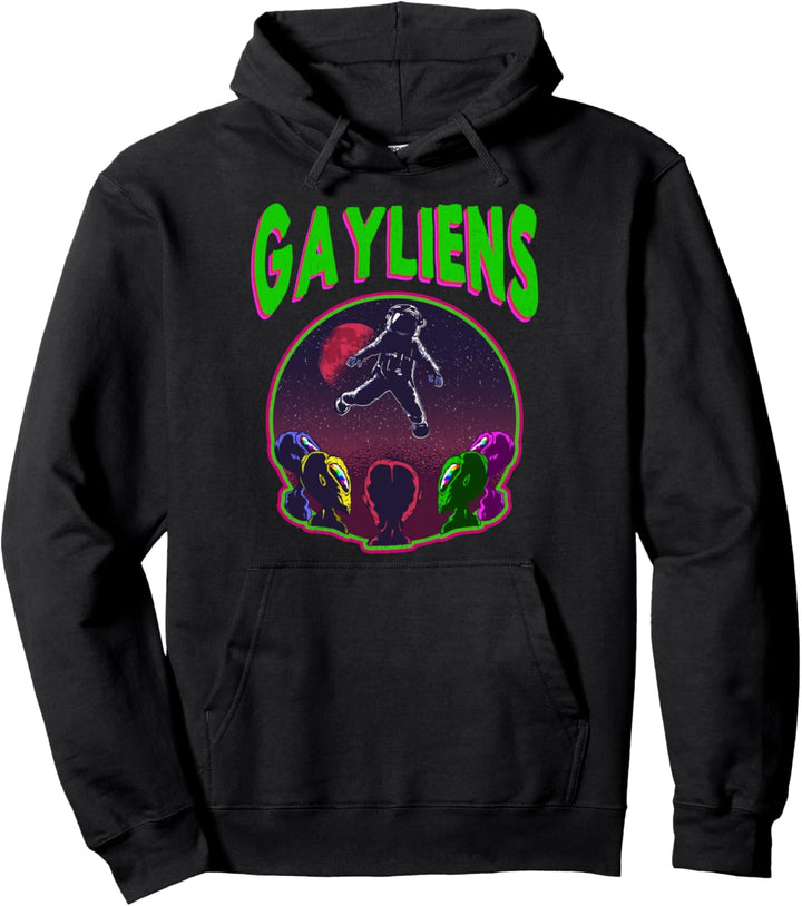 Gayliens LGBTQ Stolz Pullover Hoodie