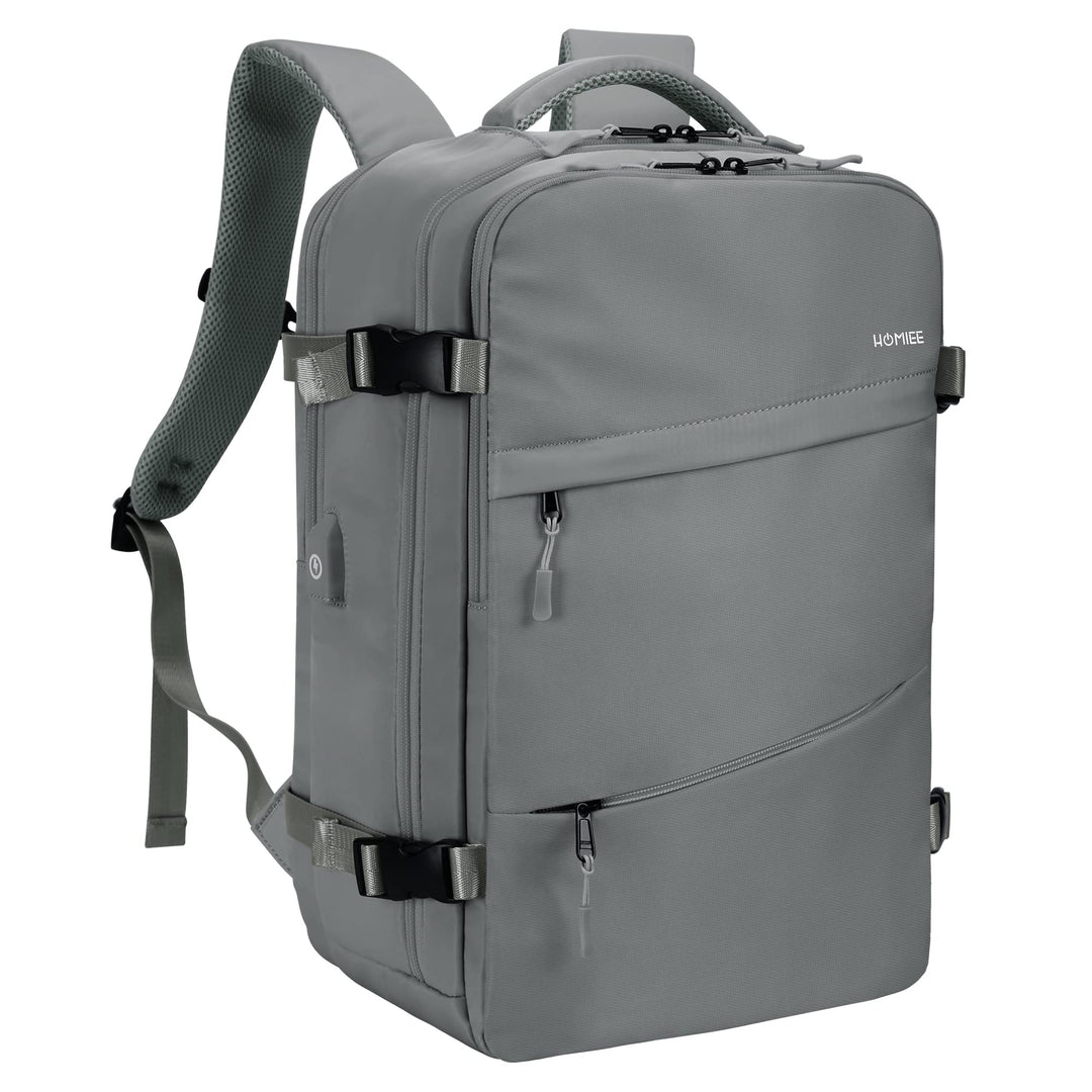 HOMIEE Reiserucksack Damen, Handgepäck Rucksack,15,6 Zoll Laptop Rucksack für Arbeit Schule Wochenen