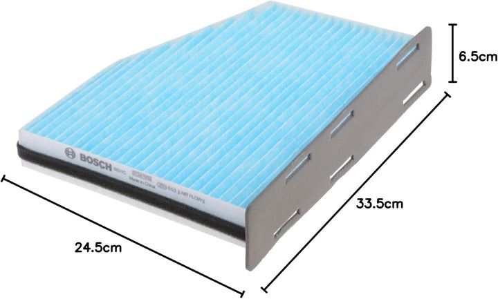 BOSCH 6031C HEPA Innenraumfilter - Kompatibel mit Select Audi A3, Q3, TT, TT RS, TTS; Volkswagen Bee