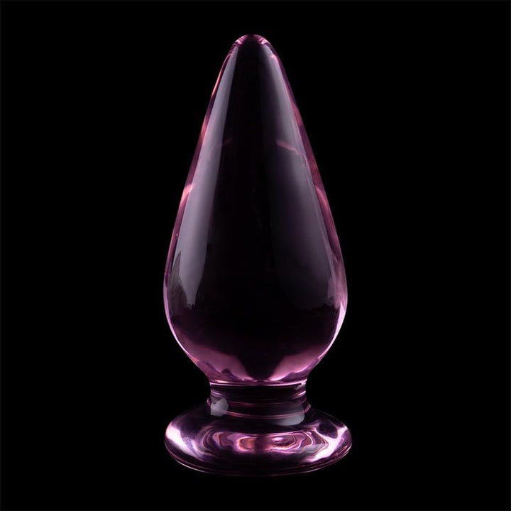 Model 4 ANAL Plug Borosilicate Glass 11 X 5 cm PINK