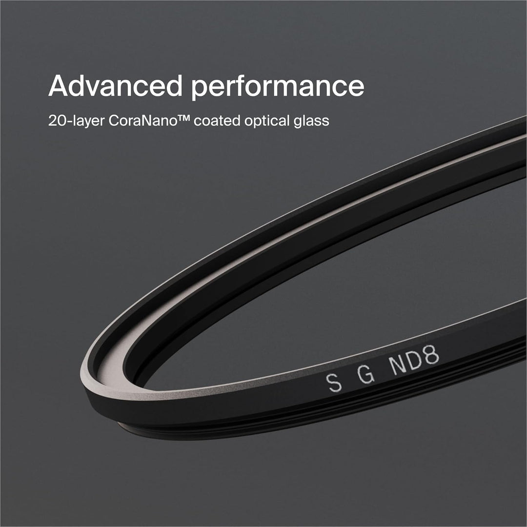 Urth 39 mm Magnetischer Weich Graduiert ND8 (3-Stop) Objektivfilter (Plus) - 20-fache Nanobeschichtu