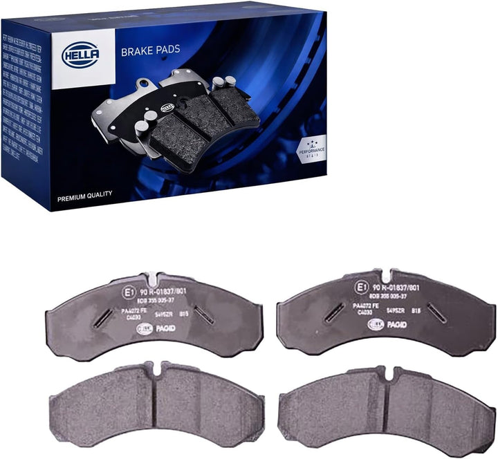 HELLA PAGID 8DB 355 005-371 Bremsbelagsatz - C4030 - Dicke/Stärke: 20.3mm - Bremssystem: Brembo - fü