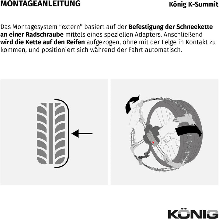 KÖNIG K-Summit K12 - Schneeketten, K12