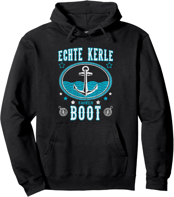 Kapitän Boot Motorboot Schiff Bootfahren Segeln Spruch Pullover Hoodie