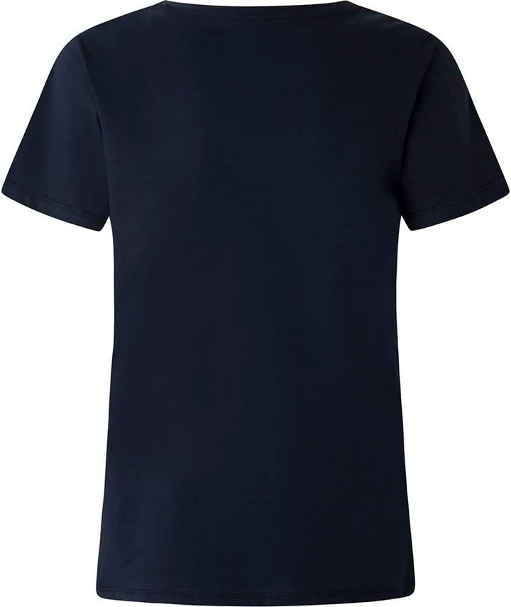 Pepe Jeans Damen Wendy V Neck T-Shirt XS Blue (Dulwich), XS Blue (Dulwich)