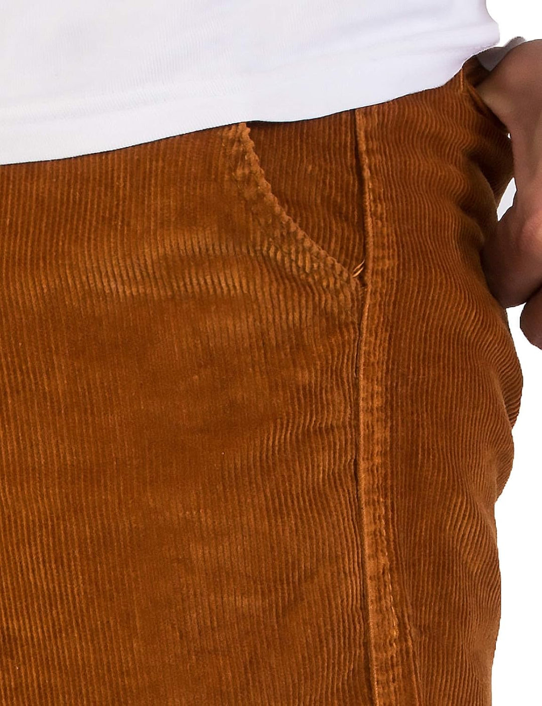 Rock Creek Herren Cord Hose Regular Fit Chino Hose RC-2156 33W / 30L Orange, 33W / 30L Orange