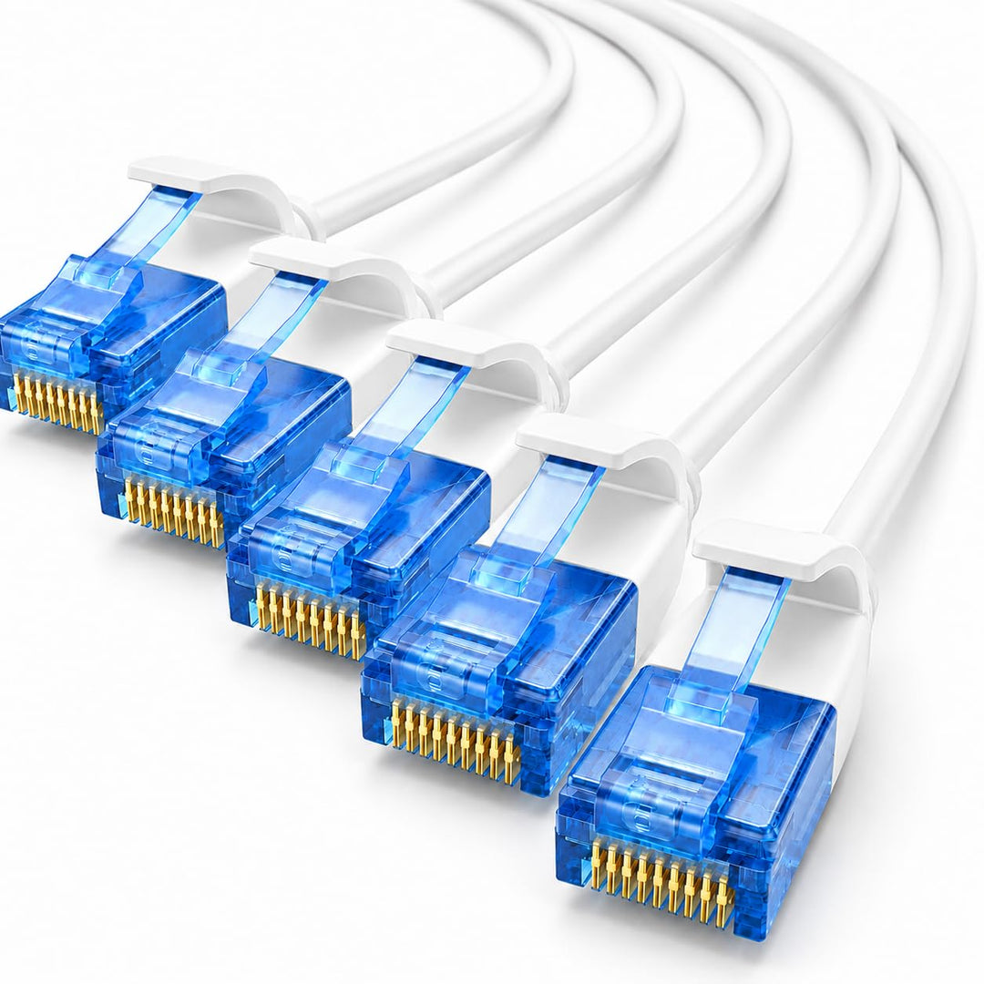 1aTTack.de 660486 Cat6 Cat.6 Kabel Cat Netzwerkkabel 10m - Patchkabel Slim Kabel (Kleiner Durchmesse