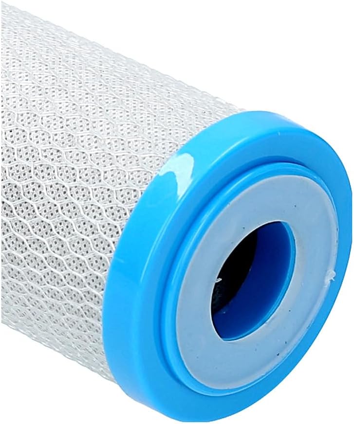 6x Wessper 10" Aktivkohle Filter für Umkehrosmose, Kokos Filterkartusche, Wasserspeiseleitung & Part