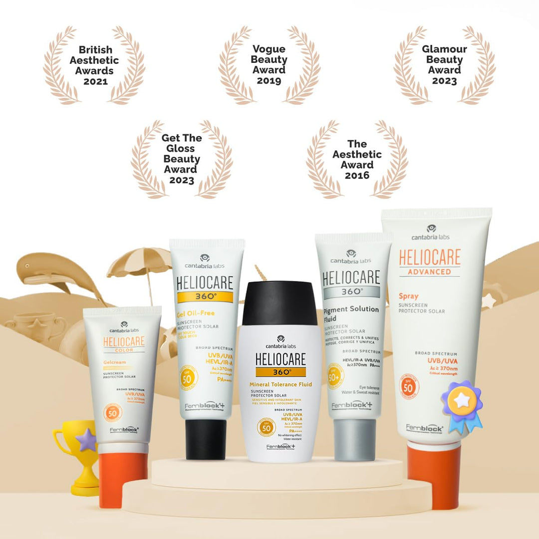Heliocare 360 Gel-farbe Ölfrei Spf50 Beige 50ml