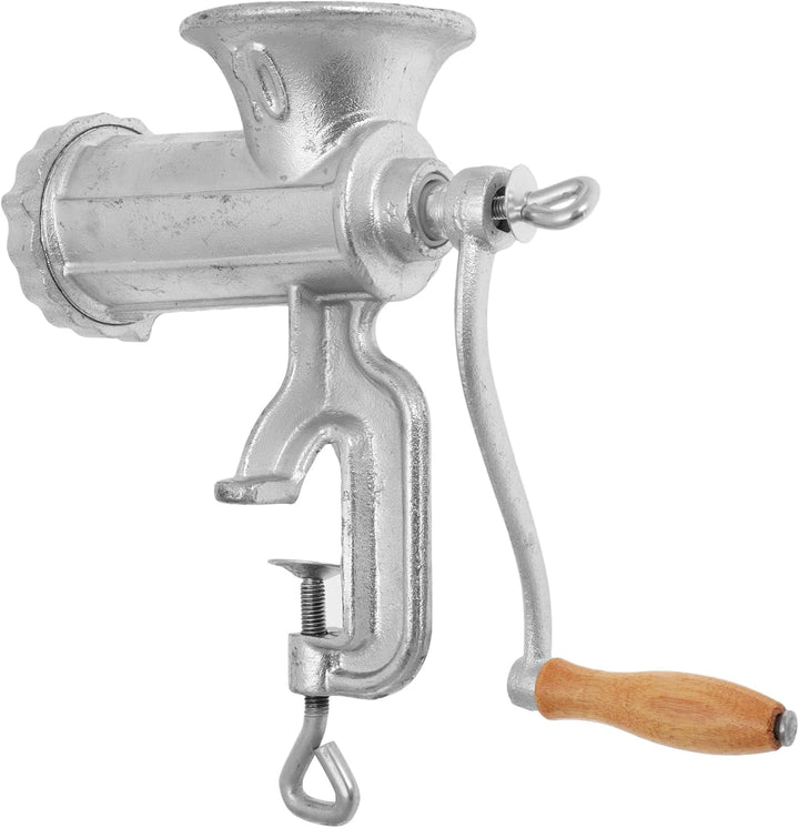 Gusseisen Handwolf Fleischfüllmaschine komplett mit Zubehör (GR. #10), GR. #10