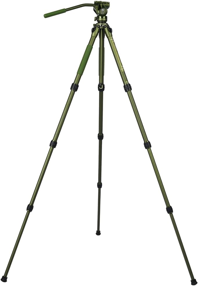 SIRUI CT04+CT5 Kamerastativ Set, Leichtes Aluminium-Stativ mit 360° Panoramakopf, umkehrbarer Mittel