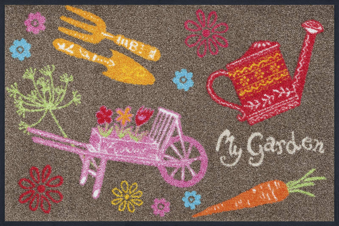 wash+dry Fussmatte, My Garden 50x75 cm, innen und aussen, waschbar
