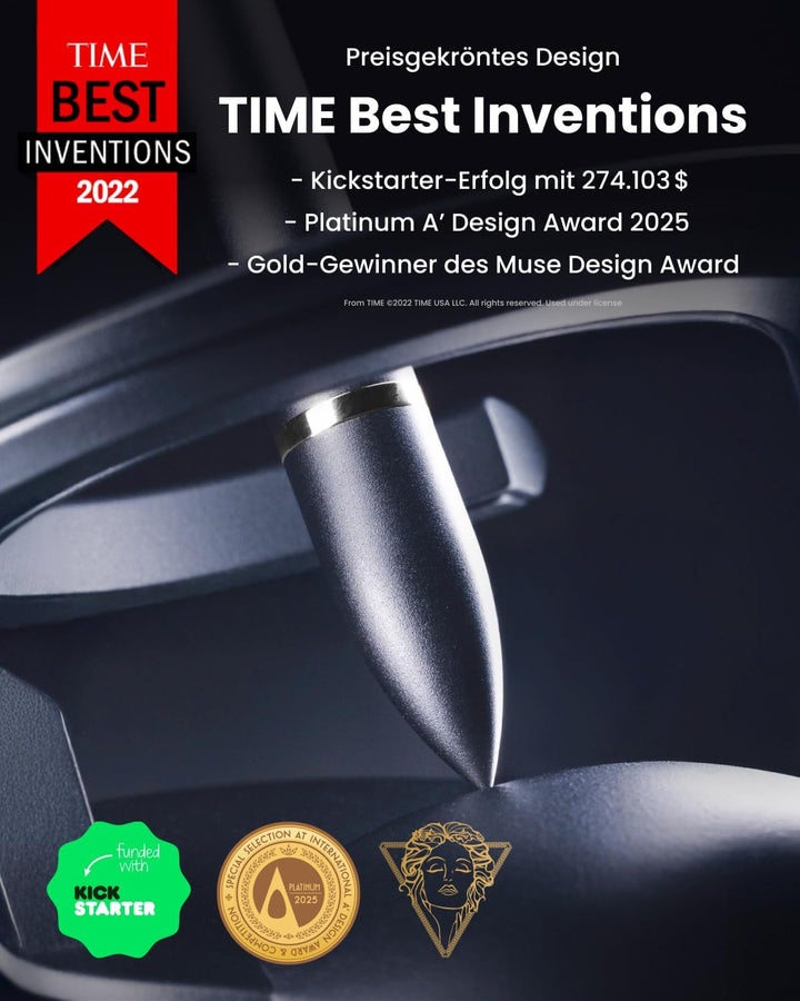 novium Hoverpen Interstellar Edition - Futuristischer Luxusstift aus Luft- und Raumfahrt-Legierungen