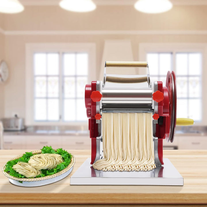 Manuell Nudelmaschine, 0.5-5mm Pastamaker Pastamaschine Nudelmaschine, Spaghetti Ausrüstung Aus Edel