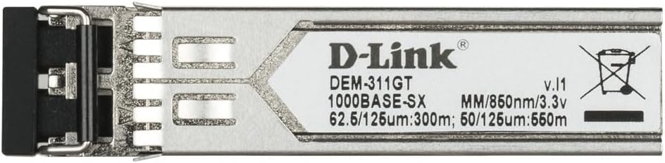 D-Link DEM-311GT 1-Port GBIC für 1000Base SX (LC-Duplex) Multi-Modus-Transceiver
