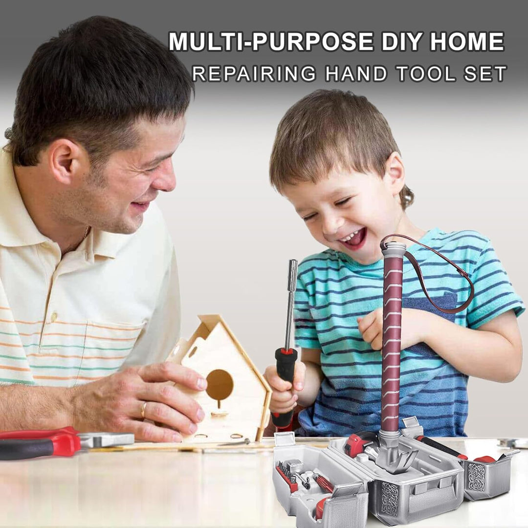 Hammer Tool Box Home Repair Tool Set Multifunctional Hand Hammer Tool Accessories Set for DIY and Ca