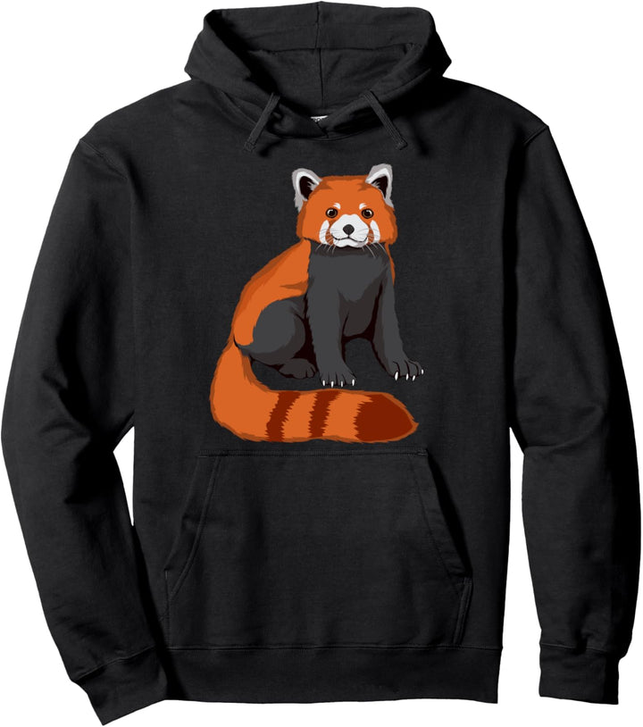 Roter Panda Bild Zeichnung Design Roter Panda Pullover Hoodie