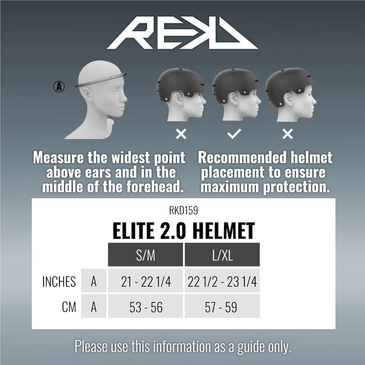 Rekd Elite 2.0 Helmet Helm 57-59 cm Grau, 57-59 cm Grau