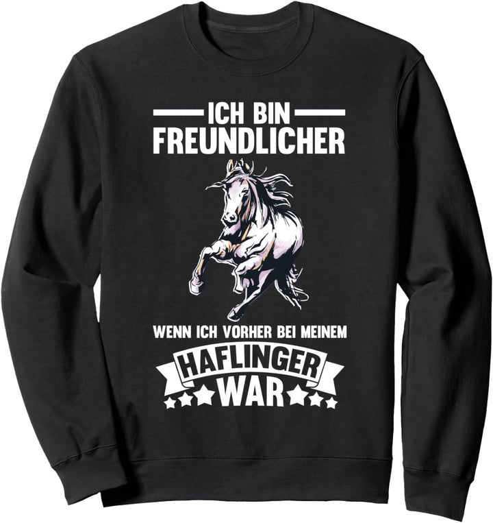 Pferd Haflinger Reiten Pferde Sweatshirt