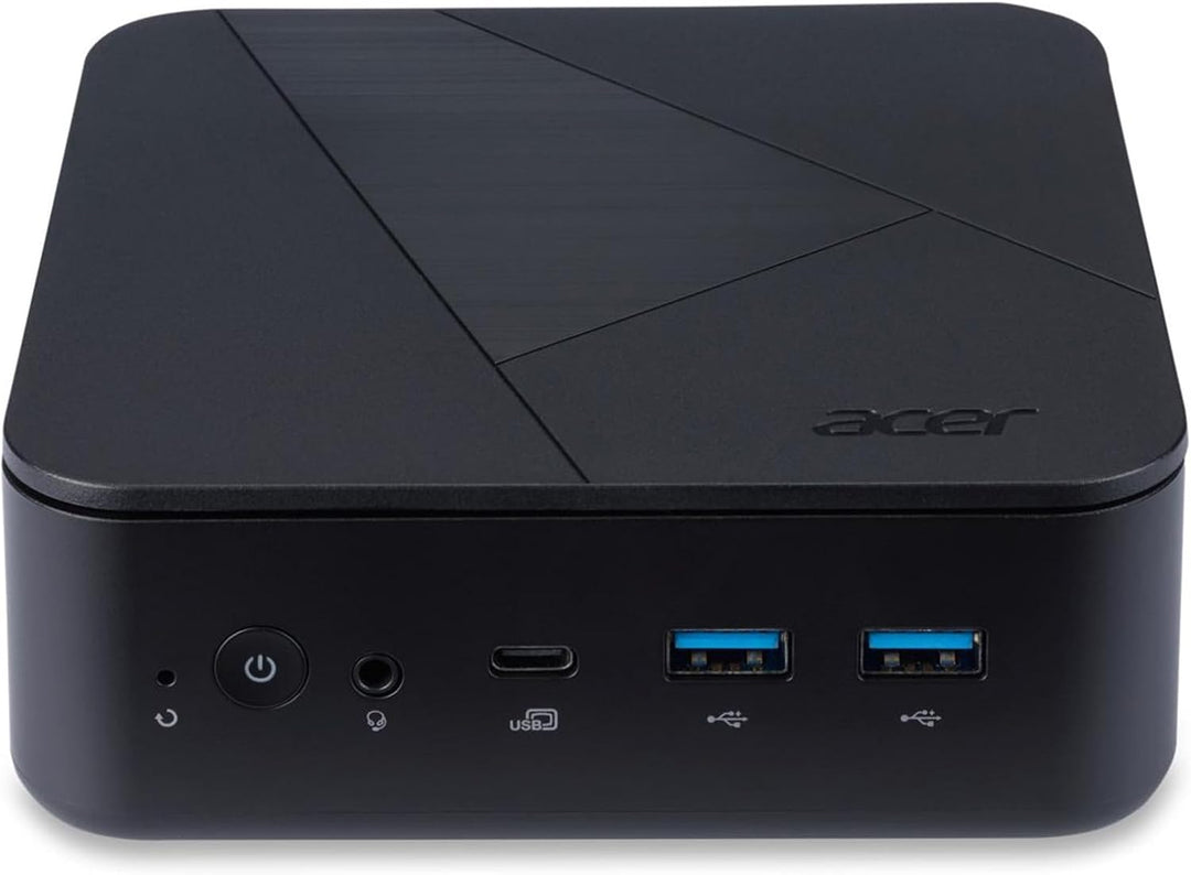 acer Mini PC | Veriton NUC | Schwarz | Core 5 120U | RAM: 8GB | SSD: 500GB | Windows 11 Pro | Office