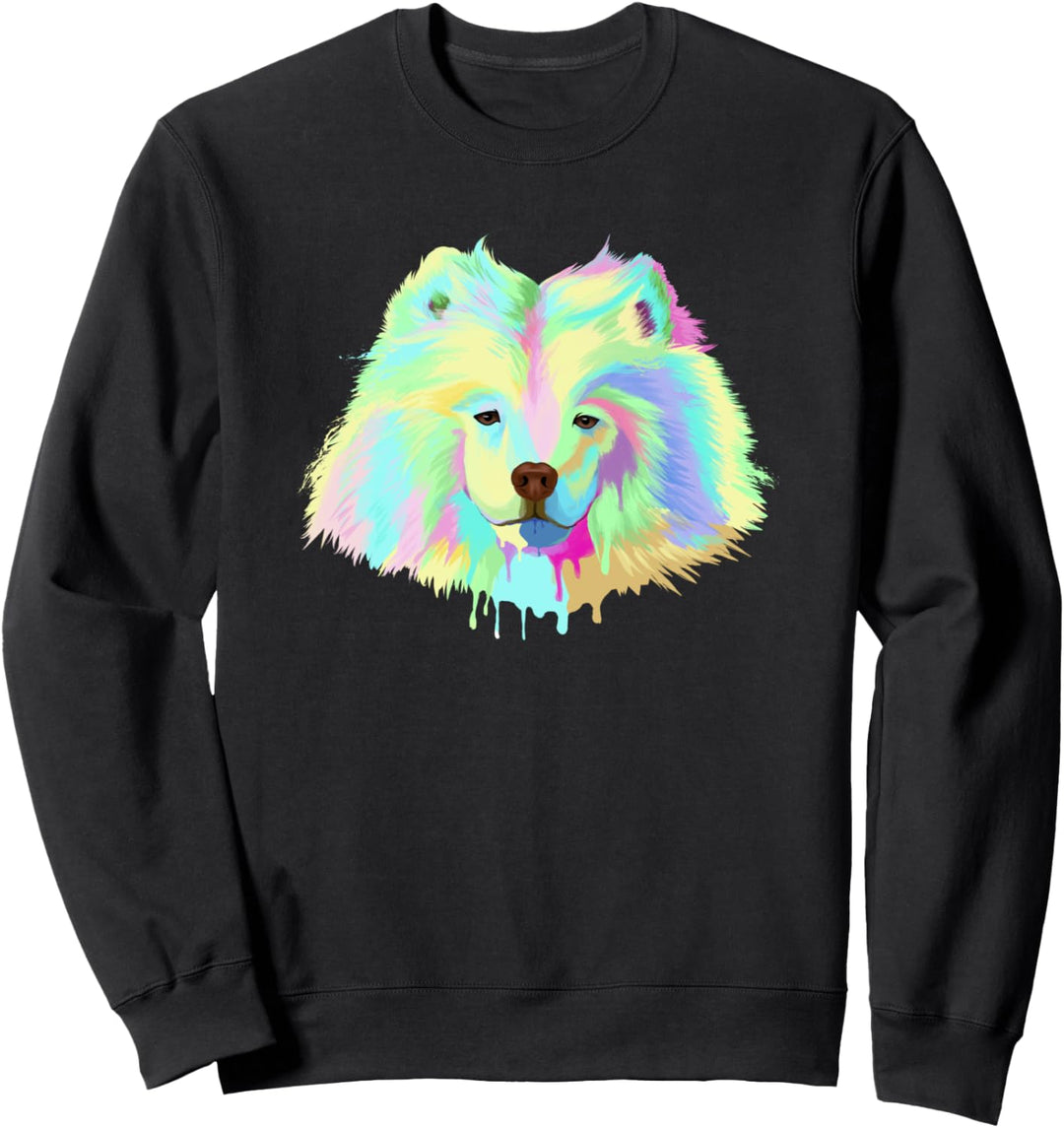 Bunter Hund Samojede Sweatshirt