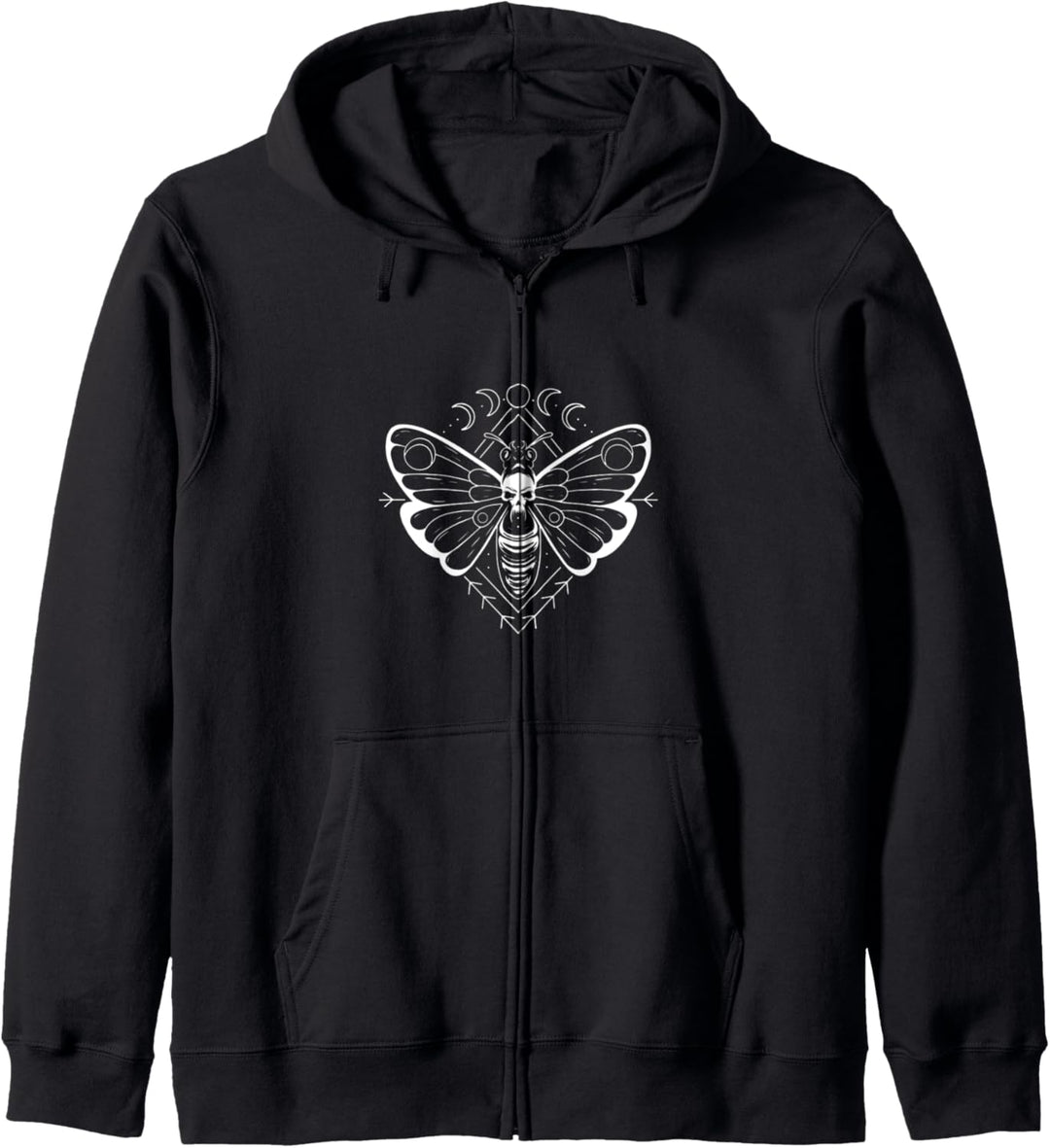 Motte, Gothic Metal, Totenkopfschwärmer, Dark Wave Kapuzenjacke